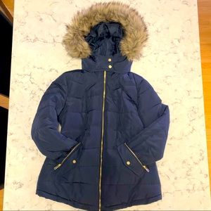 H&M Maternity Winter Jacket Navy Size Med